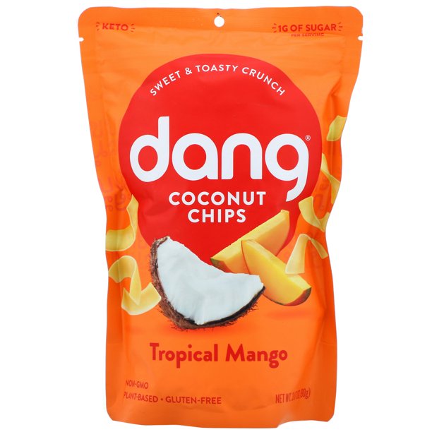 DANG: Coconut Chips Tropical Mango, 3.17 oz - #tag1# - #tag2#