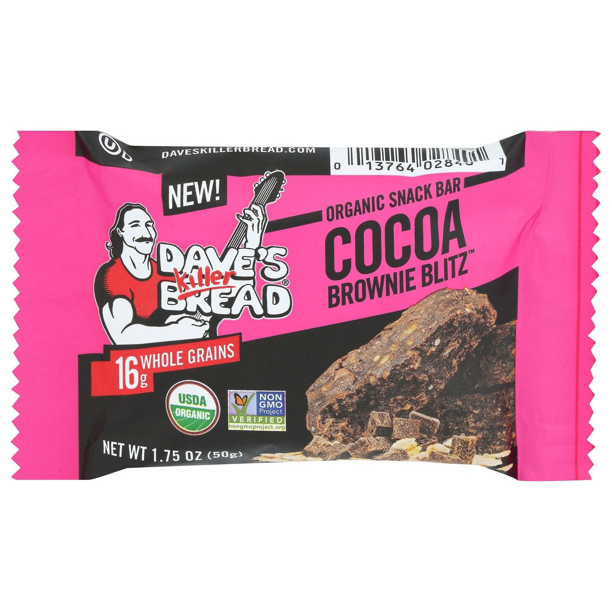 DAVES KILLER BREAD: Organic Cocoa Brownie Blitz Bar, 1.75 oz - #tag1# - #tag2#