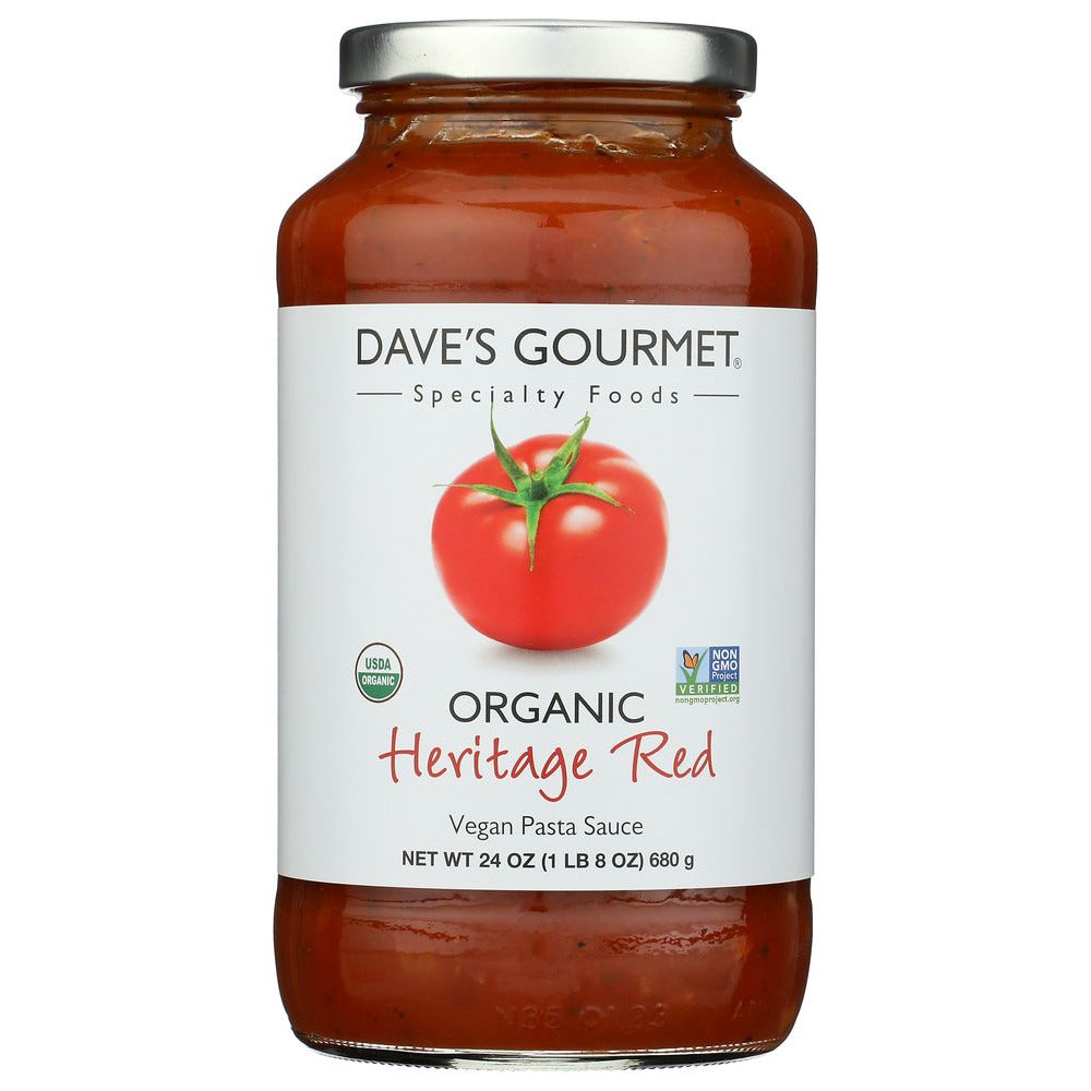 DAVE'S GOURMET: Organic Pasta Sauce Red Heirloom, 25.5 Oz - #tag1# - #tag2#