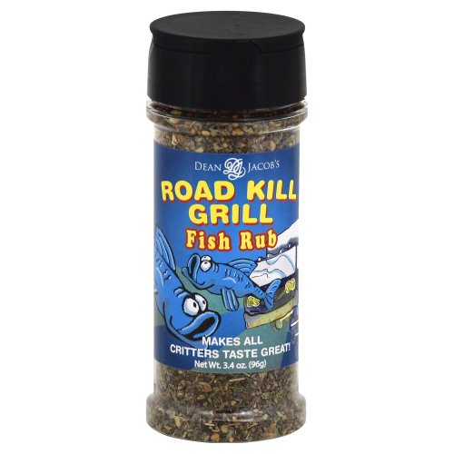 DEAN JACOBS: Road Kill Grill Fish Rub, 3.4 oz - #tag1# - #tag2#
