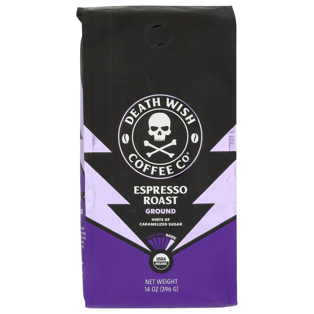DEATH WISH COFFEE: Cofee Grnd Esprs Ros Org, 14 OZ - #tag1# - #tag2#