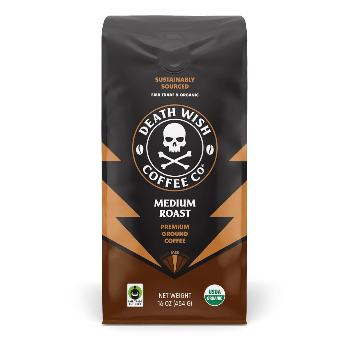 DEATH WISH COFFEE: Medium Roast Coffee Ground, 16 oz - #tag1# - #tag2#
