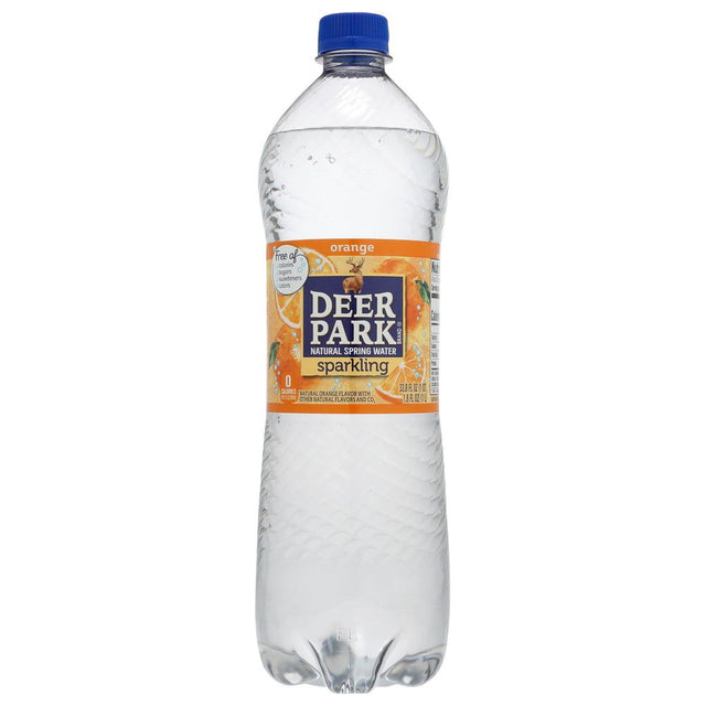 DEER PARK: Orange Sparkling Water, 33.8 fo - #tag1# - #tag2#