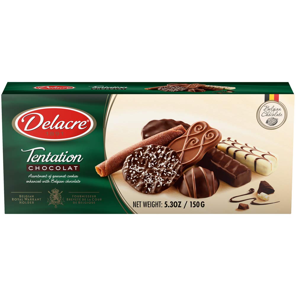 DELACRE: Cookies Choc Variety Box, 5.3 OZ - #tag1# - #tag2#
