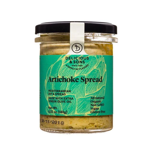 DELICIOUS AND SONS: Organic Artichoke Spread, 6.35 oz - #tag1# - #tag2#