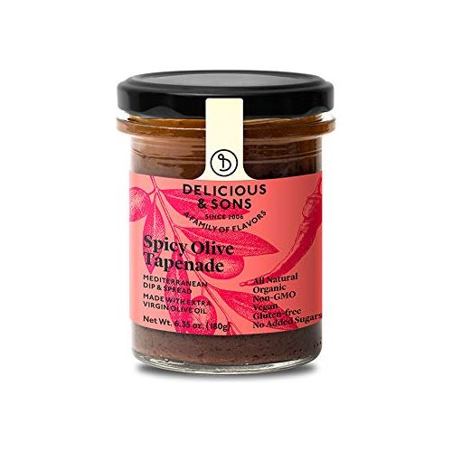 DELICIOUS AND SONS: Spread Spicy Black Olive, 6.35 oz - #tag1# - #tag2#