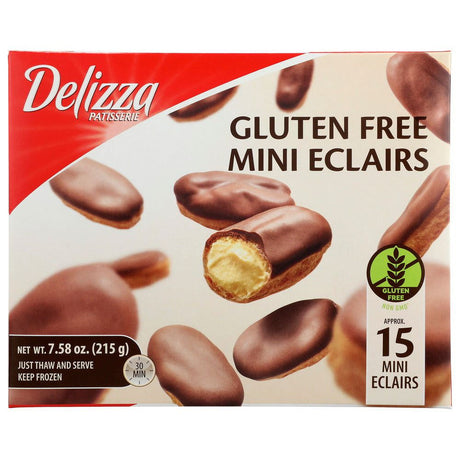 DELIZZA: Eclair Mini Gluten Free, 7.58 oz - #tag1# - #tag2#