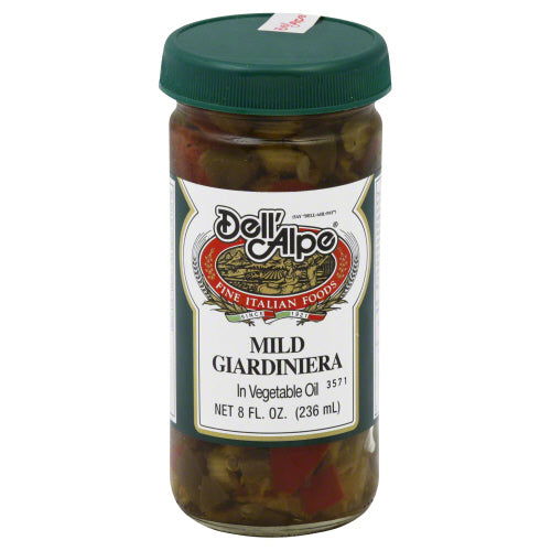 DELL ALPE: Mild Giardiniera, 8 oz - #tag1# - #tag2#