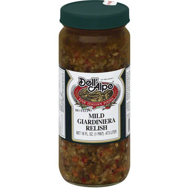 DELL ALPE: Mild Giardiniera Relish, 16 oz - #tag1# - #tag2#