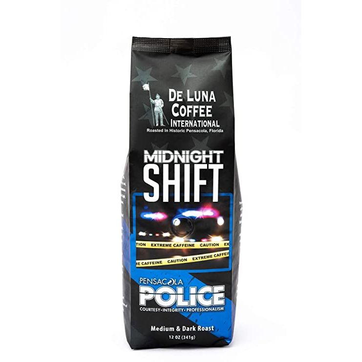 DELUNA COFFEE: Coffee Midnight Shift, 12 oz - #tag1# - #tag2#