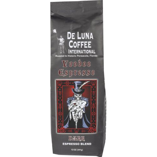 DELUNA COFFEE: Coffee Voodoo Espresso, 12 OZ - #tag1# - #tag2#