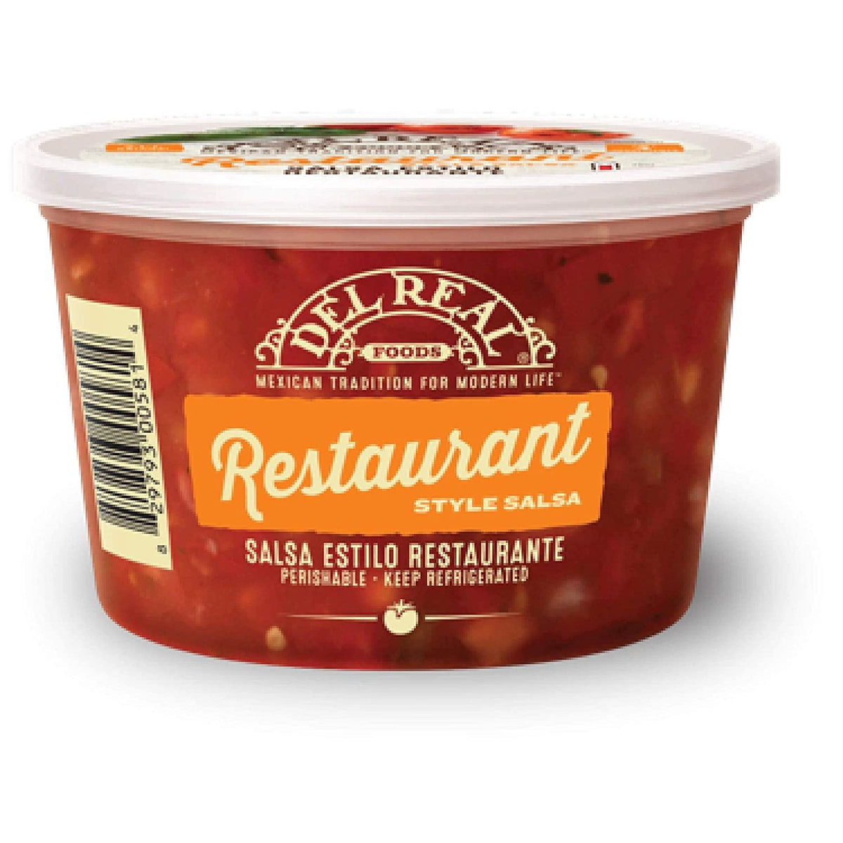 DEL REAL FOODS: Salsa Restaurant Style, 15 oz - #tag1# - #tag2#
