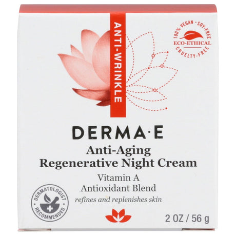 DERMA E: Anti Aging Regenerative Night Cream, 2 oz - #tag1# - #tag2#