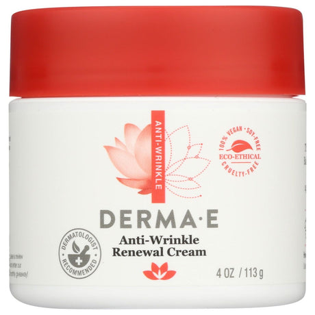 DERMA E: Anti Wrinkle Renewal Cream, 4 oz - #tag1# - #tag2#