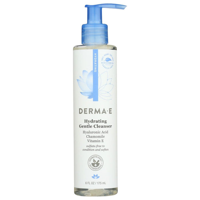 DERMA E: Hydrating  Gentle Cleanser, 6 oz - #tag1# - #tag2#