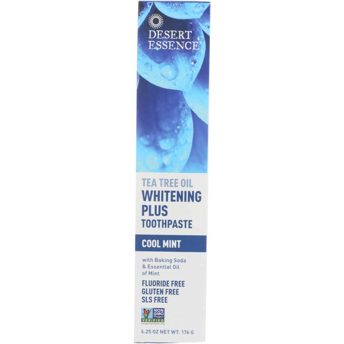 DESERT ESSENCE: Tea Tree Oil Whitening Plus Toothpaste Cool Mint, 6.25 oz - #tag1# - #tag2#