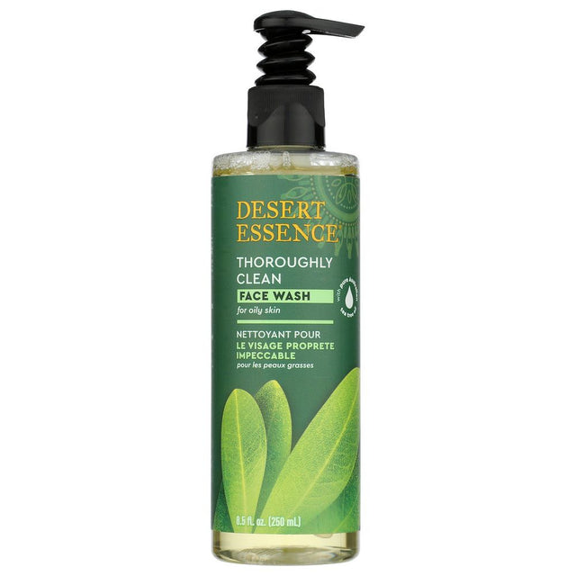 DESERT ESSENCE: Thoroughly Clean Face Wash Original, 8.5 oz - #tag1# - #tag2#