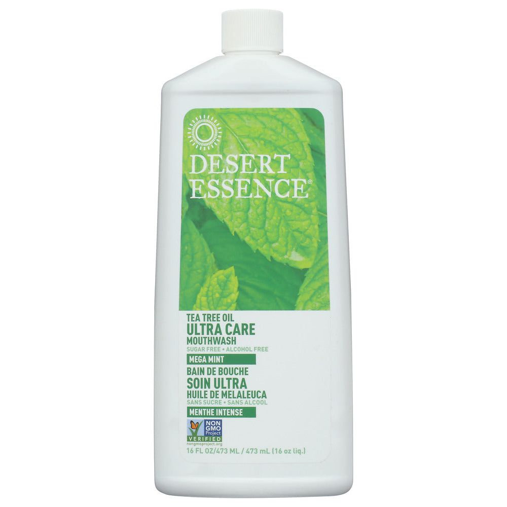 DESERT ESSENCE: Ultra Care Mouthwash Mega Mint, 16 oz - #tag1# - #tag2#