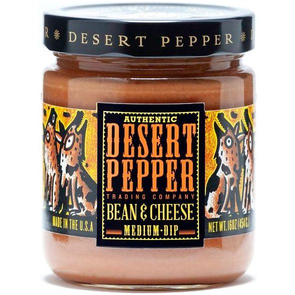 DESERT PEPPER: Bean & Cheese Dip - Medium, 16 oz - #tag1# - #tag2#