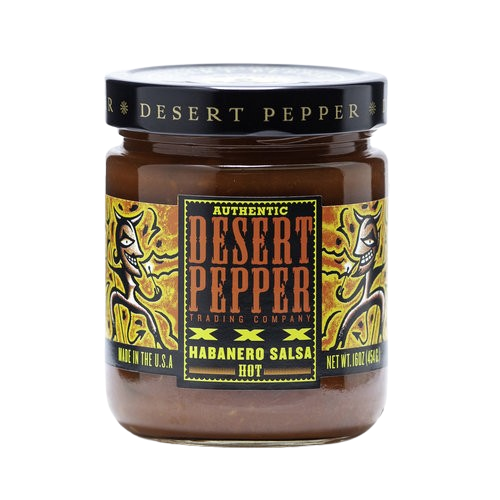 DESERT PEPPER: XXX Habanero Salsa Extra Hot, 16 oz - #tag1# - #tag2#