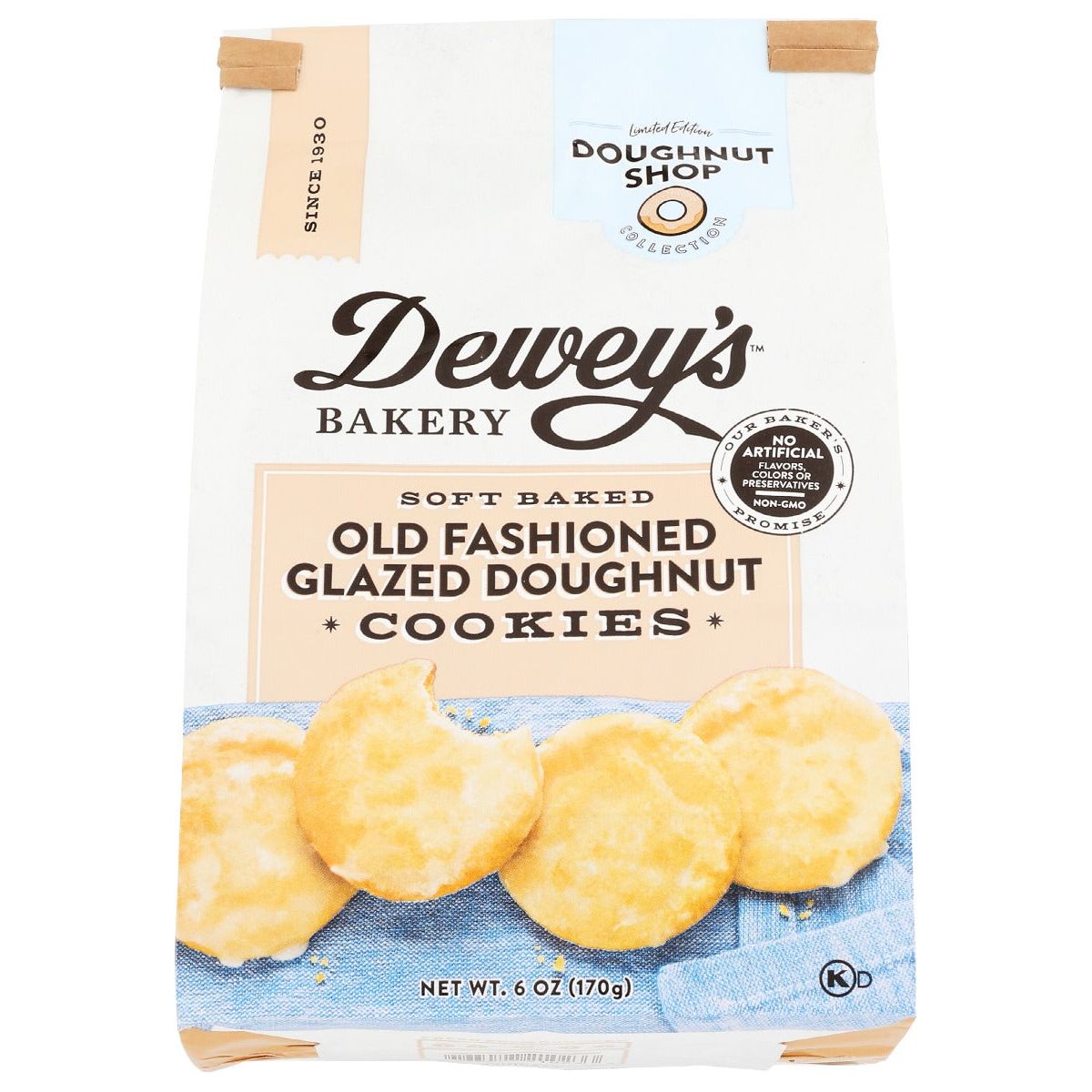 DEWEYS BAKERY: Old Fashioned Glazed Doughnut Soft Baked Cookies, 6 oz - #tag1# - #tag2#