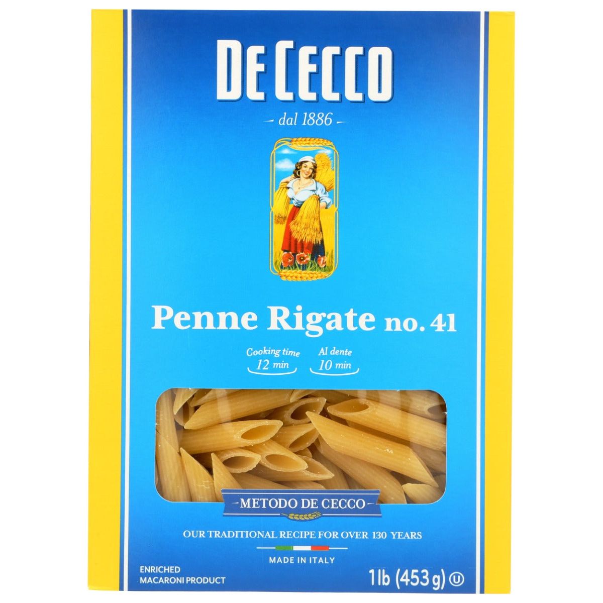 DE CECCO: Penne Rigate No 41 Pasta, 16 oz - #tag1# - #tag2#