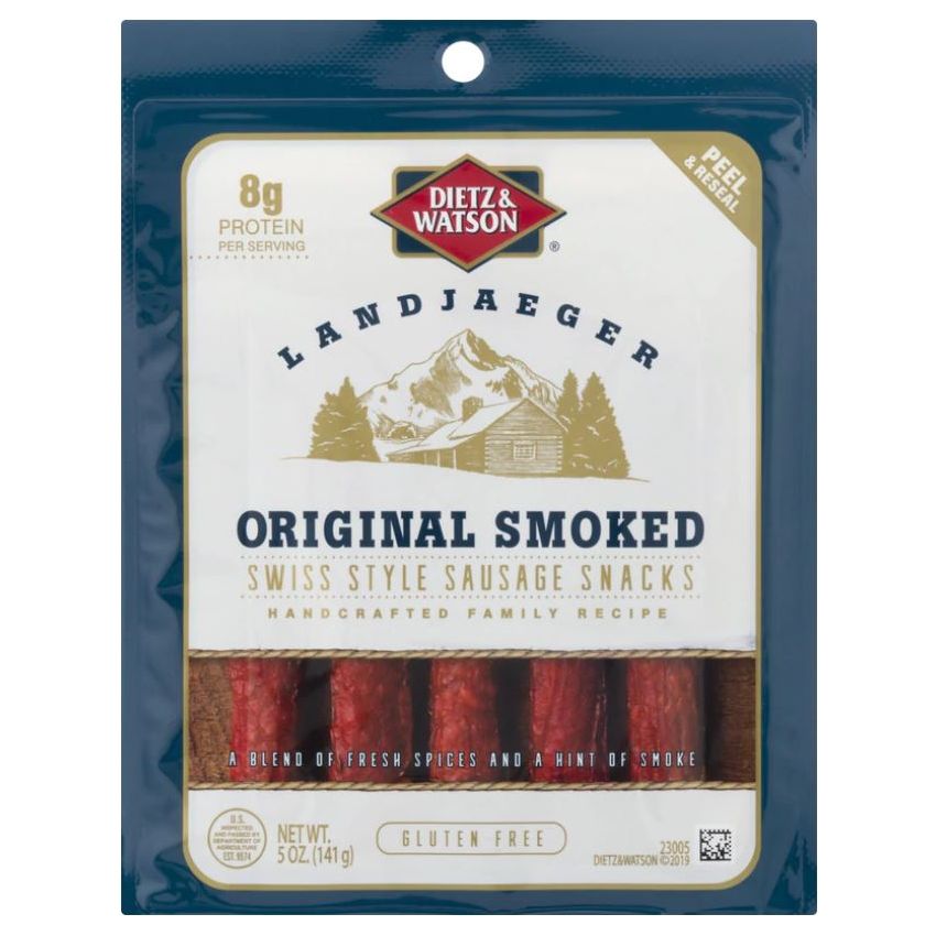 DIETZ AND WATSON: Original Smoked Landjaeger, 5 oz - #tag1# - #tag2#