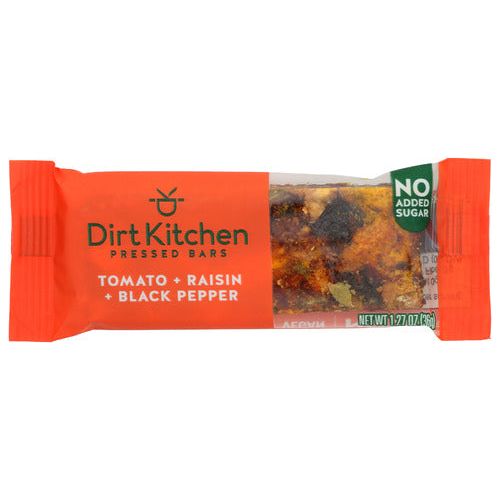 DIRT KITCHEN: Tomato Raisin Black Pepper Bar, 1.27 oz - #tag1# - #tag2#