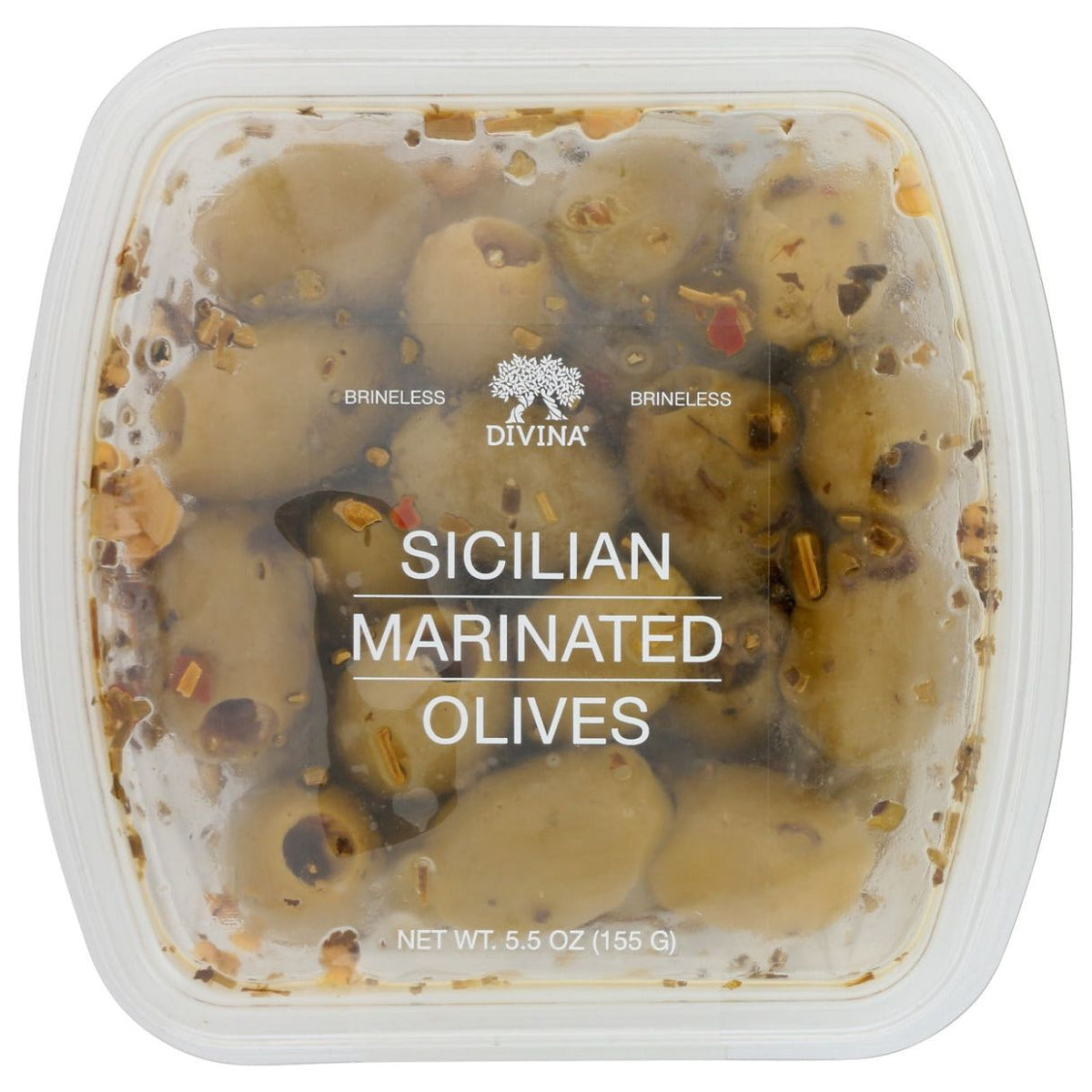 DIVINA: Olives Marinated with Sicilian Herbs, 4.60 oz - #tag1# - #tag2#