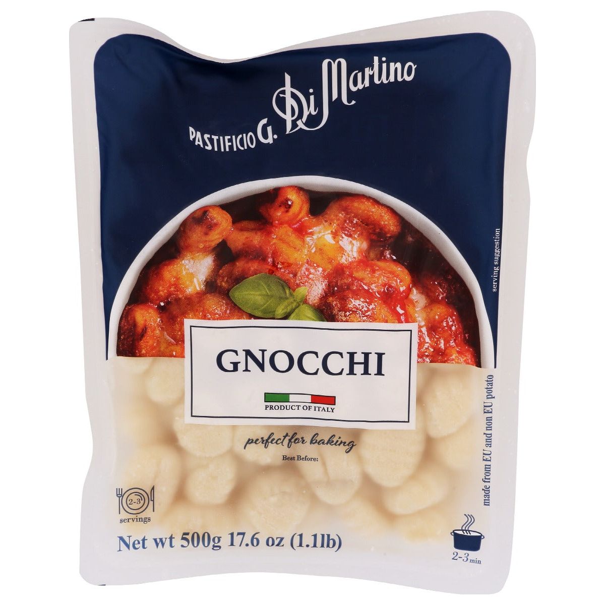 DI MARTINO: Gnocchi Pasta, 1.1 lb - #tag1# - #tag2#