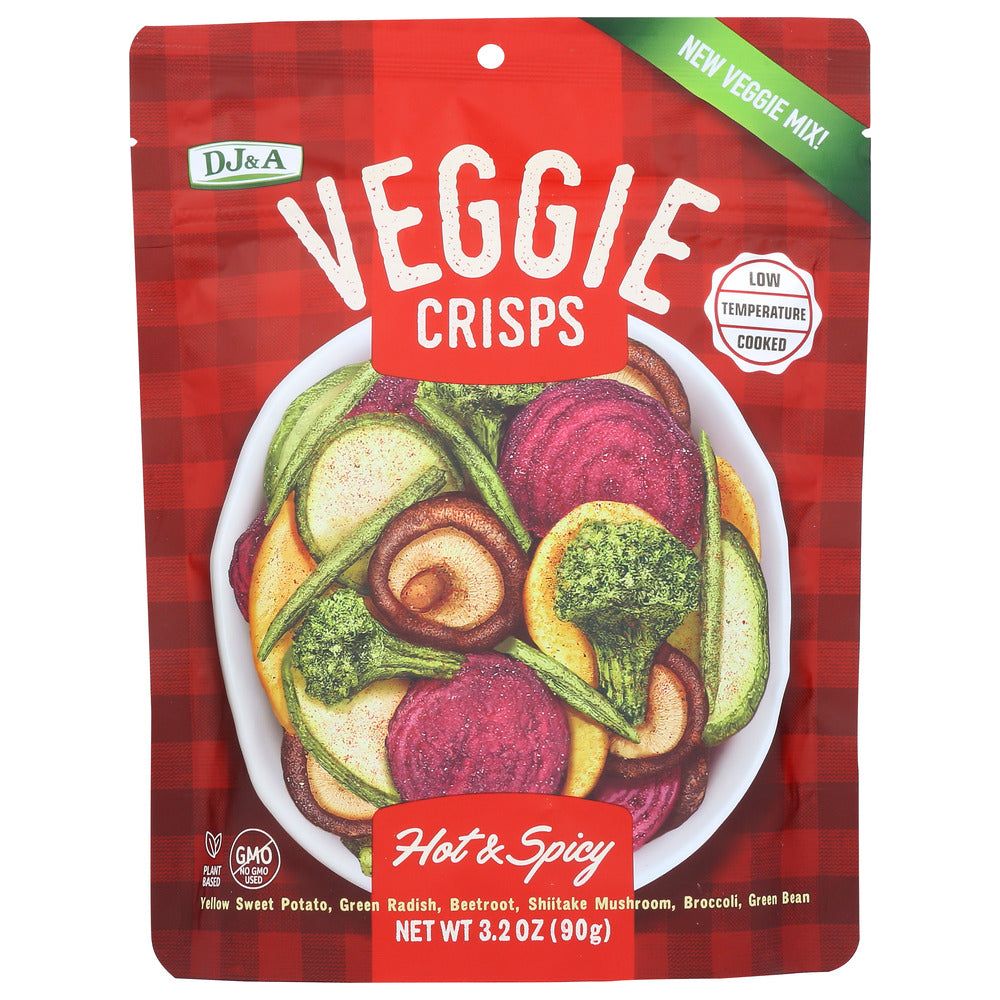 DJ&A: Crisps Veggie Hot N Spicy, 3.17 oz - #tag1# - #tag2#