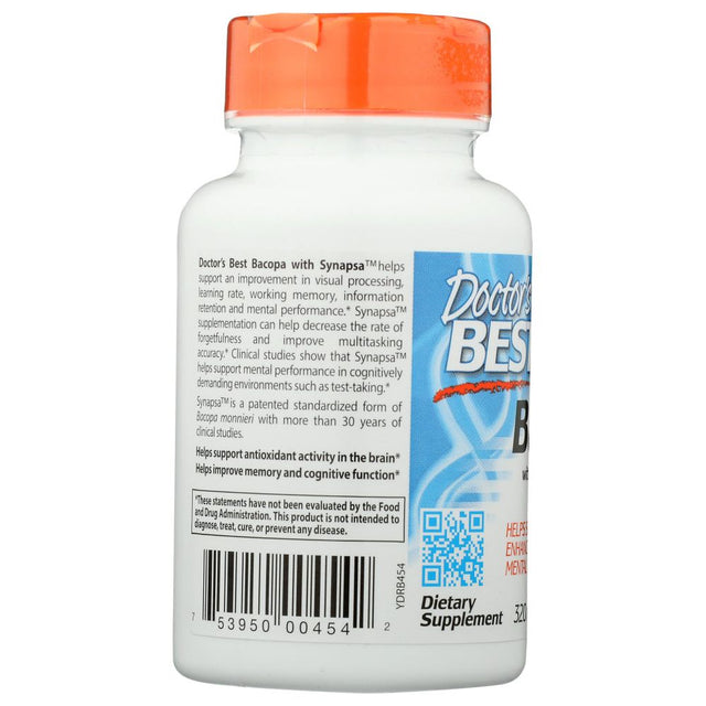 DOCTORS BEST: Bacopa 320Mg, 60 vc - #tag1# - #tag2#