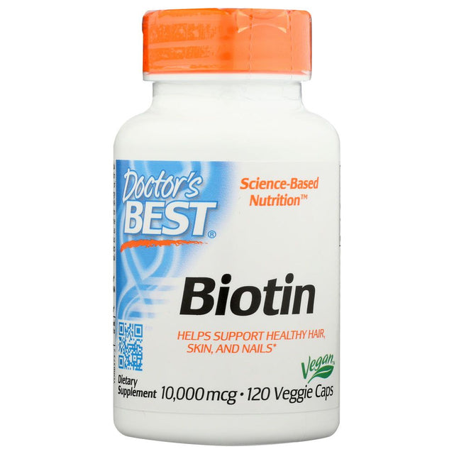 DOCTORS BEST: Biotin 10000Mg, 120 vc - #tag1# - #tag2#