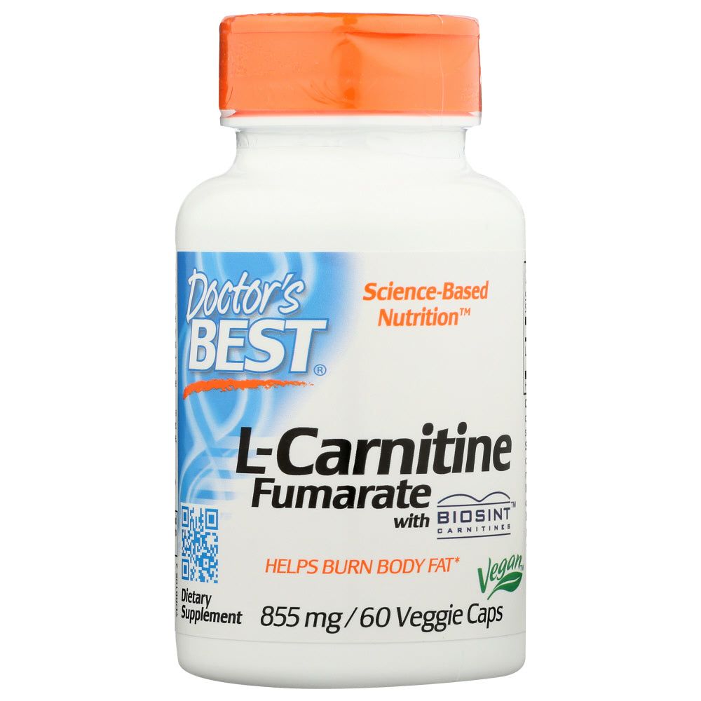 DOCTORS BEST: L-Carnitine Fumarate 500M, 60 vc - #tag1# - #tag2#