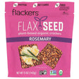 DOCTOR IN THE KITCHEN: Flackers Flax Seed Crackers Rosemary, 5 oz - #tag1# - #tag2#