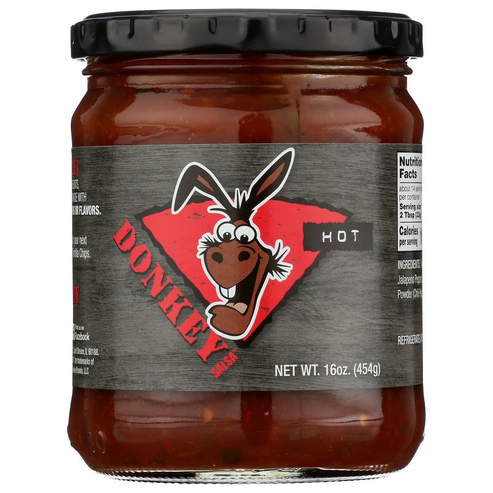 DONKEY CHIP: Hot Salsa, 16 oz - #tag1# - #tag2#