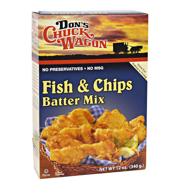 DONS CHUCK WAGON: Fish and Chips Batter Mix, 12 oz - #tag1# - #tag2#