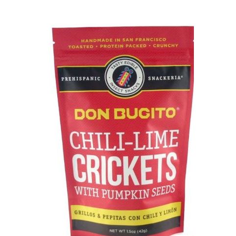 DON BUGITO: Chili Lime Crickets With Pumpkin Seeds, 1.5 oz - #tag1# - #tag2#