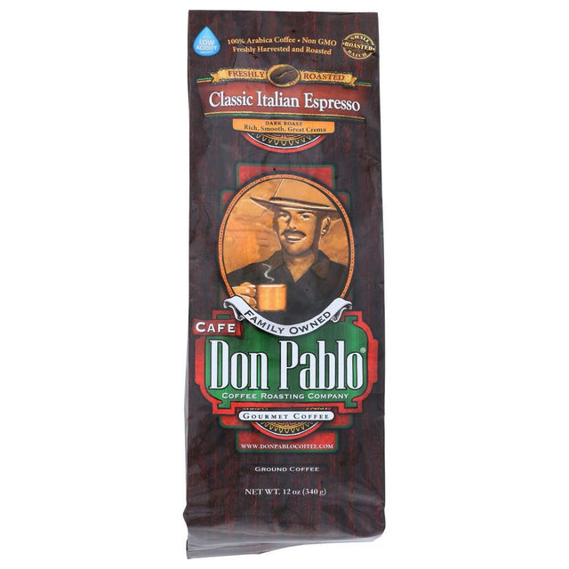 DON PABLO: Ground Classic Italian Espresso Coffee, 12 oz - #tag1# - #tag2#