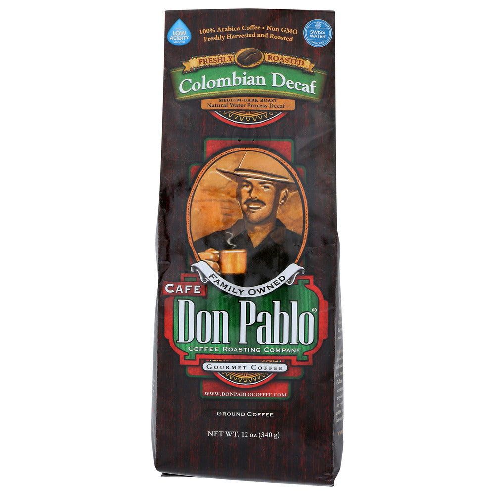 DON PABLO: Ground Colombian Swiss Water Decaf Coffee, 12 oz - #tag1# - #tag2#