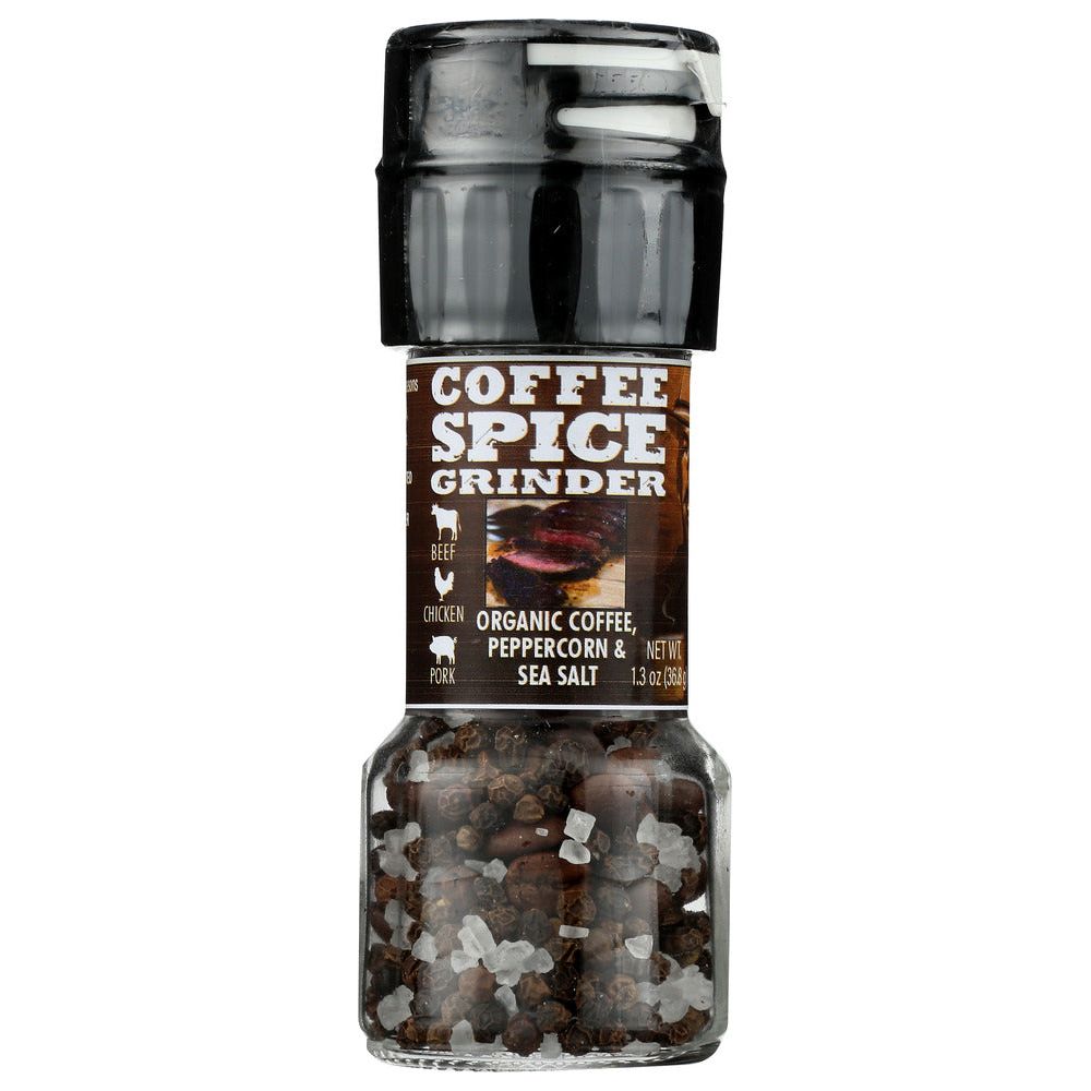 DON PABLO: Peppercorn Organic Coffee Sea Salt Grinder, 1.3 oz - #tag1# - #tag2#