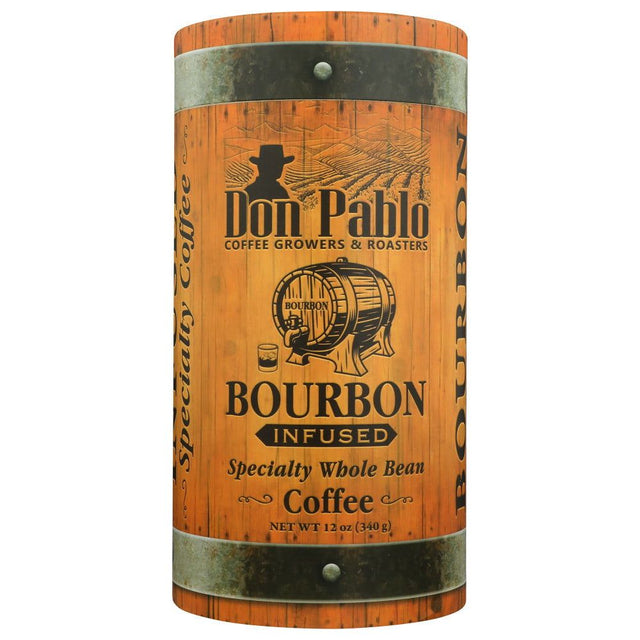DON PABLO: Whole Bean Bourbon Infused Coffee, 12 oz - #tag1# - #tag2#