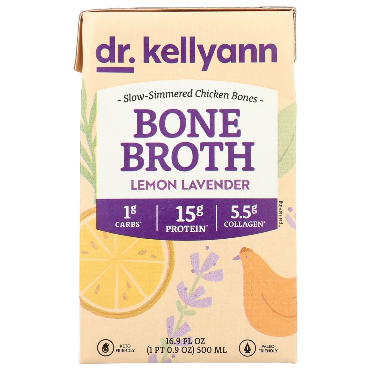 DR. KELLYANN: Bone Broth Lemon Lavender, 16.9 fo - #tag1# - #tag2#