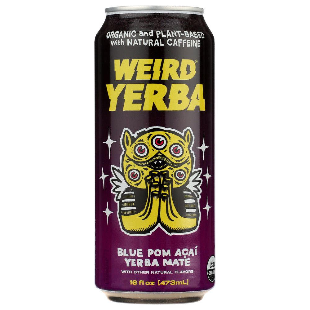 DRINK WEIRD: Organic Blue Pomegranate Acai Yerba Mate, 16 fo - #tag1# - #tag2#