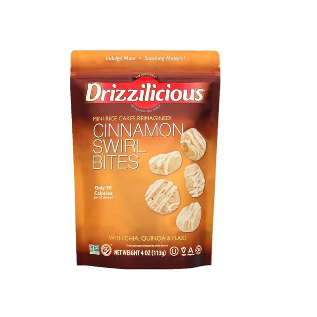 DRIZZILICIOUS: Rice Crisp Mini Cnmn Swr, 4 oz - #tag1# - #tag2#