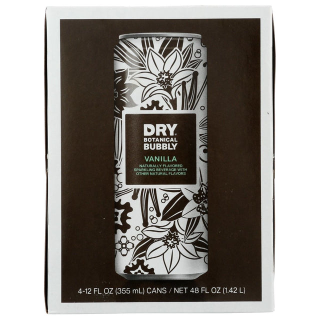 DRY SODA: Dry Vanilla Botanical Bubbly 4Pk, 48 oz - #tag1# - #tag2#