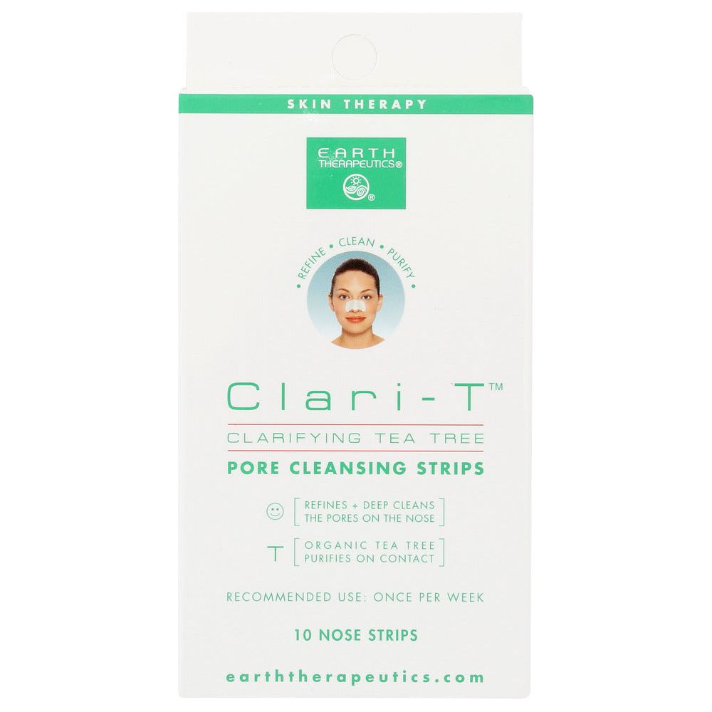 EARTH THERAPEUTICS: Clari T Cleansing Strips, 1 ea - #tag1# - #tag2#