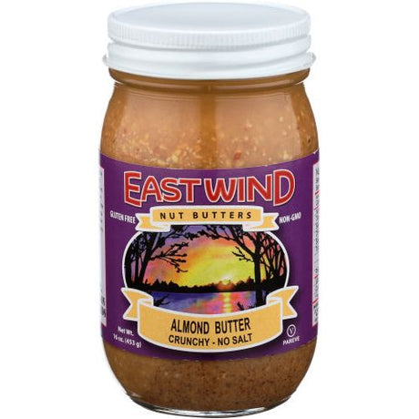 EAST WIND: Almond Butter Crunchy, 16 oz - #tag1# - #tag2#