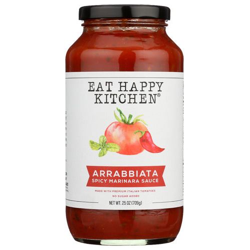 EAT HAPPY KITCHEN: Spicy Arrabbiata Sauce, 25 oz - #tag1# - #tag2#