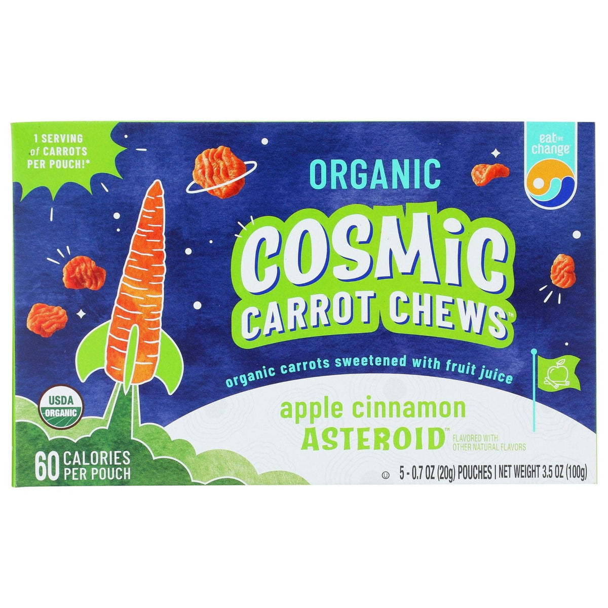 EAT THE CHANGE: Apple Cinnamon Asteroid, 3.5 oz - #tag1# - #tag2#